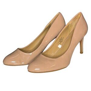 Merona Nude Patent Leather Classic Pumps Heels‎ Size 9